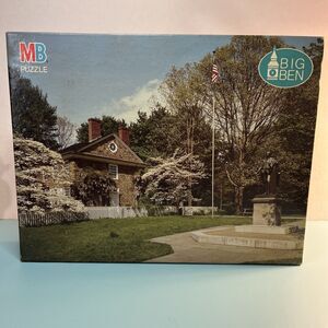 MB Big Ben #4962-18 Washington's HQ Valley Forge, PA  Puzzle  20x26 NIB Sealed